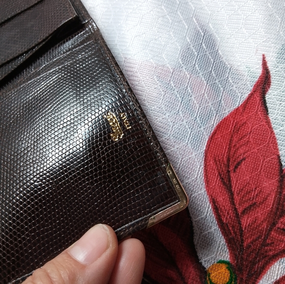 Gucci vintage lizard skin leather wallet - Picture 5 of 12